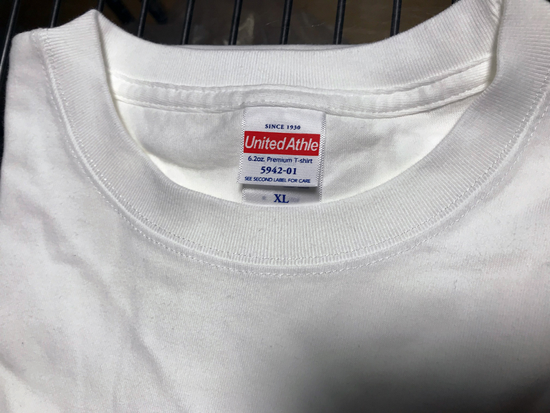 6.2オンス　フラッグシップモデル厚手Tシャツ　ユナイテッドアスレ5942