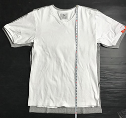 日本製無地Tシャツ　リブフライス伸縮生地半袖