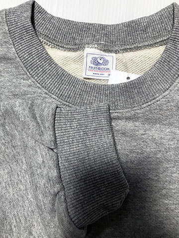 FRUIT OF THE LOOM　トレーナー