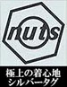 日本製厚手Tシャツ　6オンスクラス　nuts　nutsシルバータグシリーズ
